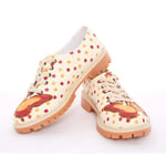 Butterfly and Dots Oxford Ayakkabı TMK5503