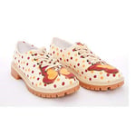 Butterfly and Dots Oxford Ayakkabı TMK5503
