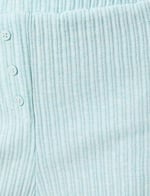 Buttoned Elastic Waist Pyjama Bottom