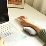 Büyük Ergonomik Fare Bilek Dinlenme Fasulye Çantası, Daha Kalın Ergobeads Mouse Pad Bilgisayar için Bilek Desteği, Dizüstü Bilgisayar, PC Oyun, Ev Ofis Çalışması, Kolay Yazma Bilek Ağrısı Giderici
