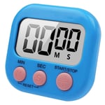 Büyük LCD Ekran Dijital Pişirme Zamanlayıcı Mutfak Zamanlayıcı Geri Sayım ve Kronometre ile. Yemek pişirme, Fitness, Çocuk Çalışması İçin Büyük Bip Sesli Alarm (MAVİ)