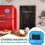 Büyük LCD Ekran Dijital Pişirme Zamanlayıcı Mutfak Zamanlayıcı Geri Sayım ve Kronometre ile. Yemek pişirme, Fitness, Çocuk Çalışması İçin Büyük Bip Sesli Alarm (MAVİ)