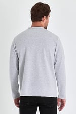 BY COMEOR Çift Bisiklet Yaka Standart Rahat Kesim Erkek Sweatshirt