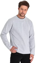 BY COMEOR Çift Bisiklet Yaka Standart Rahat Kesim Erkek Sweatshirt