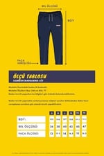 BY COMEOR Erkek Antrasit Standart Fit Normal Kesim Düz Paça Cep Fermuarlı Rahat Jogger Eşofman Altı