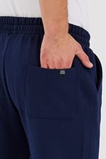 BY COMEOR Erkek Arka Cep Etiket Detaylı Paça Lastikli Regular Fit Lacivert Eşofman Altı L