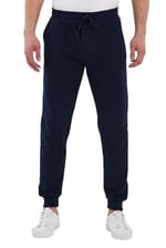 BY COMEOR Erkek Arka Cep Etiket Detaylı Paça Lastikli Regular Fit Lacivert Eşofman Altı L