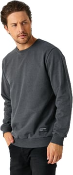 BY COMEOR Erkek Basic 2 İplik Bisiklet Yaka Regular Fit Normal Kesim Sweatshirt