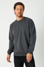 BY COMEOR Erkek Basic 2 İplik Bisiklet Yaka Regular Fit Normal Kesim Sweatshirt