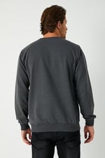 BY COMEOR Erkek Basic 2 İplik Bisiklet Yaka Regular Fit Normal Kesim Sweatshirt