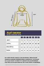 BY COMEOR Erkek Basic Kapüşonlu Regular Fit Normal Kesim 2 İplik Kumaş Günlük Sweatshirt