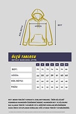 BY COMEOR Erkek Haki Basic Kapüşonlu Regular Fit Normal Kesim 2 İplik Kumaş Günlük Sweatshirt