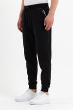 BY COMEOR Erkek Slim Fit Jogger Cep Nakış Fermuar Detaylı Eşofman Altı