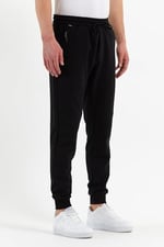 BY COMEOR Erkek Slim Fit Jogger Cep Nakış Fermuar Detaylı Eşofman Altı