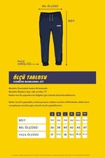 BY COMEOR Erkek Standart Fit Normal Kesim Paça Ribanalı Cepli Rahat Jogger Eşofman Altı