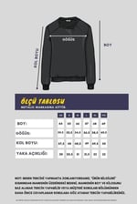 BY COMEOR Kadın Basic Bisiklet Yaka Regular Fit Rahat Sweatshirt
