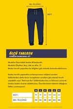 BY COMEOR Kalın Gri Erkek Eşofman Altı Jogger Arka Cepli Paça Lastikli Regular Fit Şardonsuz