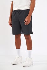BY COMEOR Regular Fit Yanları Cepli Rahat Kesim 3'Lü Erkek Şort Siyah-Gri-Antrasit 6XL