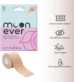 By StopEver Göğüs Şekillendirici Bant + Silikon Göğüs Ucu Kapatıcı – Ten Rengi, Kendinden Yapışkanlı, Dik Görünüm ve Tam Kapsama İçin 2’li Set, 5m Bant + 1 Çift Kapatıcı