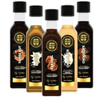 By Tüfekçi 5'li Çok Satanlar Avantajlı Şurup Deneme Paketi (Karamel, Çikolata, vanilya, Beyaz Çikolata, Toffee Nut) 5x60ml