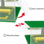Cabeeskii Hız Şampiyonları Arabaları için Garajı, Yapı Taşları Garaj DIY 3 Katmanlı Vitrin Otopark Garajı, Spor Araba Yapı Taşlarıyla Uyumlu Carport (Arabasız)