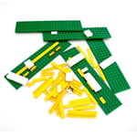 Cabeeskii Hız Şampiyonları Arabaları için Garajı, Yapı Taşları Garaj DIY 3 Katmanlı Vitrin Otopark Garajı, Spor Araba Yapı Taşlarıyla Uyumlu Carport (Arabasız)