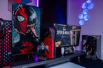 Cableguys Marvel Symbiote Spider-Man Controller Tutucu ve Cep Telefonu Standı - Çalışma Masası Kurulumu için Oyun Aksesuarı, Stand - Seçenekler: Hatsune Miku, Spyro, Symbiote Spider-Man, Terminator...