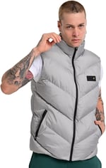 Caceres Erkek Gri Günlük Stil Yelek 24KE018-GRI