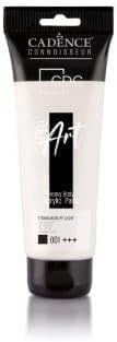 Cadence PROART HEAVY BODY AKRİLİK BOYA PR-001 AÇIK TİTANYUM BUFF 120ML
