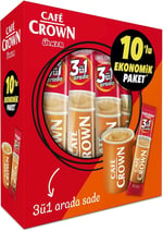 CAFÉ CROWN 3'ü 1 Arada Kahve 17.5 Gr x 10 Adet