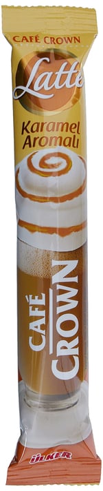 CAFÉ CROWN Latte Karamelli Kahve 17 Gr x 24 Adet