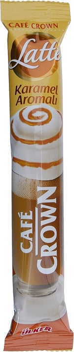 CAFÉ CROWN Latte Karamelli Kahve 17 Gr x 24 Adet