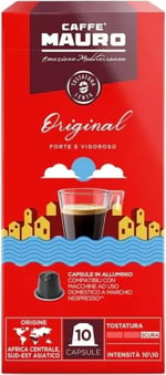 Caffè Mauro Original Nespresso Kapsül Espresso Medium Roast Orta Kavrulmuş 10 Adet Alüminyum Kapsül