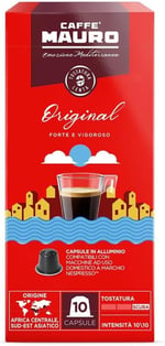 Caffè Mauro Original Nespresso Kapsül Espresso Medium Roast Orta Kavrulmuş 10 Adet Alüminyum Kapsül