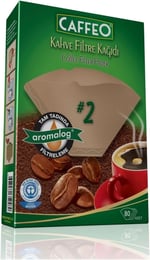 Caffeo 1X2/80 Filtre Kahve Kağıdı, 80 Adet, Siyah