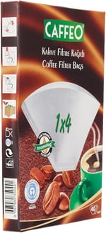 Caffeo 1x4/40 Kahve Filtresi, Siyah
