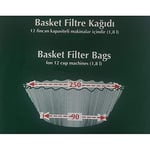 CAFFEO 250/90 Filtre Kağıdı 90/250 Basket 1000 Adet, Beyaz