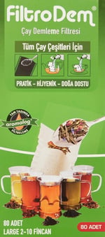 Caffeo Kafiltro L 2-10 L Çay Demleme Filtresi 80 Adet