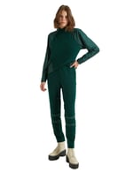 Çağ Yeşili - Fermuar Detaylı Sweatshirt - Pantolon Takım
