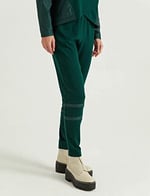 Çağ Yeşili - Fermuar Detaylı Sweatshirt - Pantolon Takım