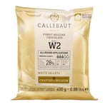 CALLEBAUT BEYAZ DAMLA ÇİKOLATA W2-400 GR