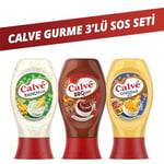 Calve 3lü Sos Paketi BBQ Sos 290g x1 + Cheddar Sos 240g x1 + Ranch Sos 245g x1
