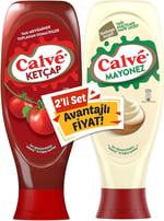 Calve Ketçap 610 g + Mayonez 540 g 2'li Set