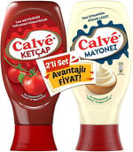 Calve Ketçap Mayonez Orta Set 810 g