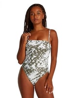 Calvin Klein BANDEAU ONE PIECE-RP Mayo Kadın