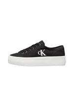 Calvin Klein - Beyaz Düşük Bilekli Spor Ayakkabı, YW0YW017630GM