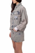 Calvin Klein Boxy Denim Jacket Ceket Kadın