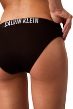 CALVIN KLEIN CALVIN KLEIN Kadın Marka Logolu Elastik Bel Bantlı Siyah Bikini Altı LV00Q61240 UB1 - Seçenekler: X-Small, Small, Medium, Large