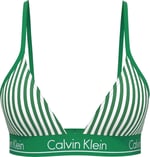 CALVIN KLEIN CALVIN KLEIN Kadın Yeşil-Beyaz Bikini Üstü LV00Q61208 4ZF - Seçenekler: X-Small, Small