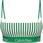 CALVIN KLEIN CALVIN KLEIN Kadın Yeşil-Beyaz Bikini Üstü LV00Q61130 4ZF - Seçenekler: X-Small, Small, Medium